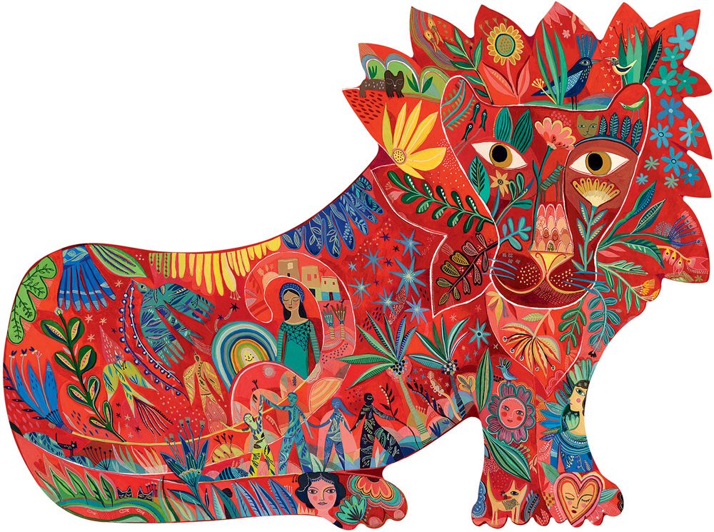 Lion - Djeco Puzzle Art - Puzzle - The Hooded Goblin