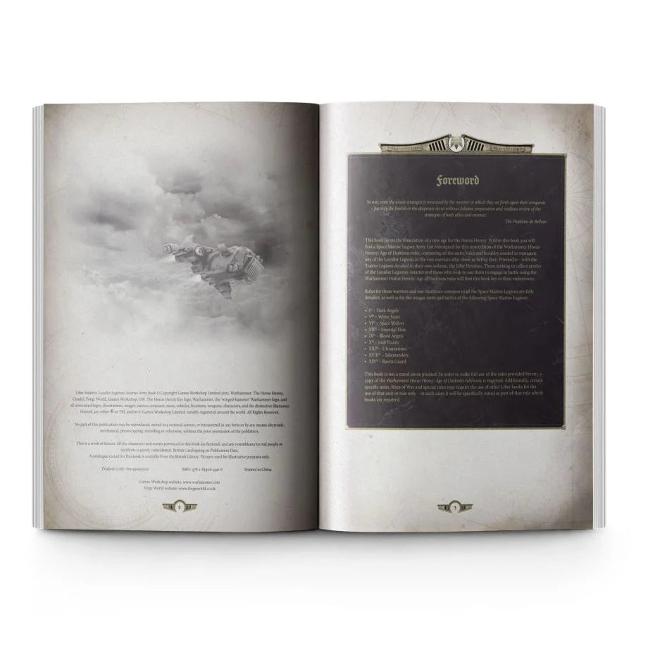 Warhammer 30k: Liber Astartes – Loyalist Legiones Astartes Army Book