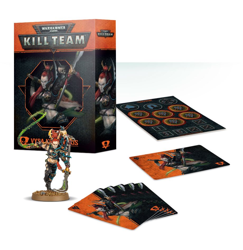 Kill Team: Vysa Kharavyxis Drukhari Commander Set - Warhammer: 40k Kill Team - The Hooded Goblin