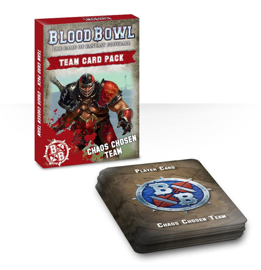 Blood Bowl Team Card Pack – Chaos Chosen - Blood Bowl - The Hooded Goblin