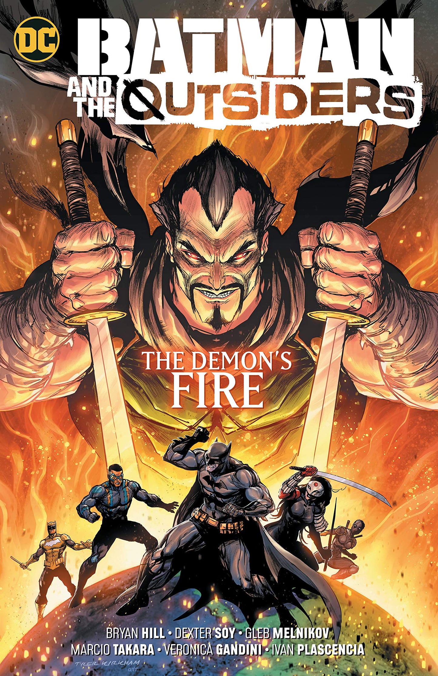Batman & the Outsiders Vol. 3: The Demon's Fire Paperback - Graphic Novel - The Hooded Goblin