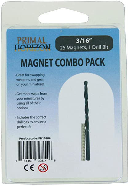 Primal Horizon: 3/16 Magnets Combo Pack - Rare Earth Magnets - The Hooded Goblin