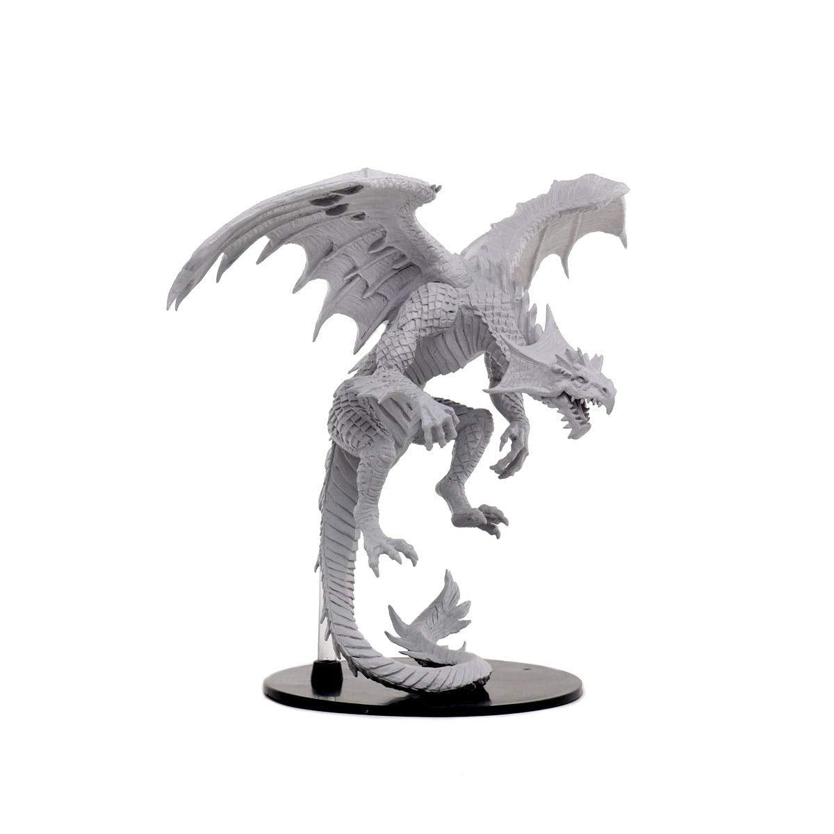 Wizkids Pathfinder Deep Cuts Unpainted Miniatures: Gargantuan White Dragon - Roleplaying Games - The Hooded Goblin