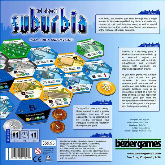 Suburbia - Board Game - The Hooded Goblin