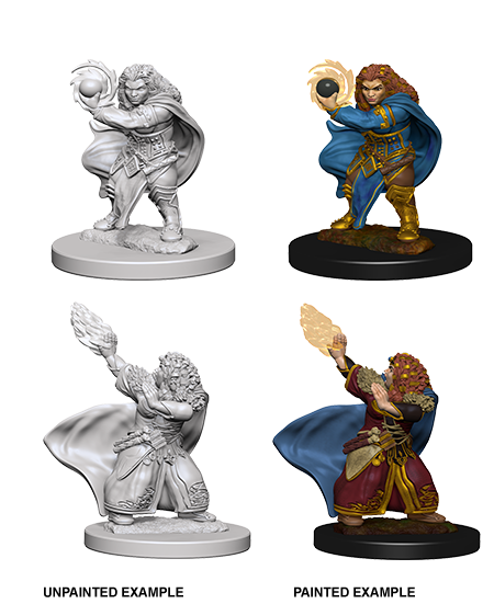 Dnd Unpainted Minis Wv 4 Dwarf Female Wizard (144) - Dungeons and Dragons - The Hooded Goblin