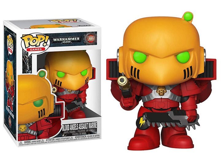 Pop! Games: Warhammer 40,000 - Blood Angels Assault Marine - Funko - The Hooded Goblin