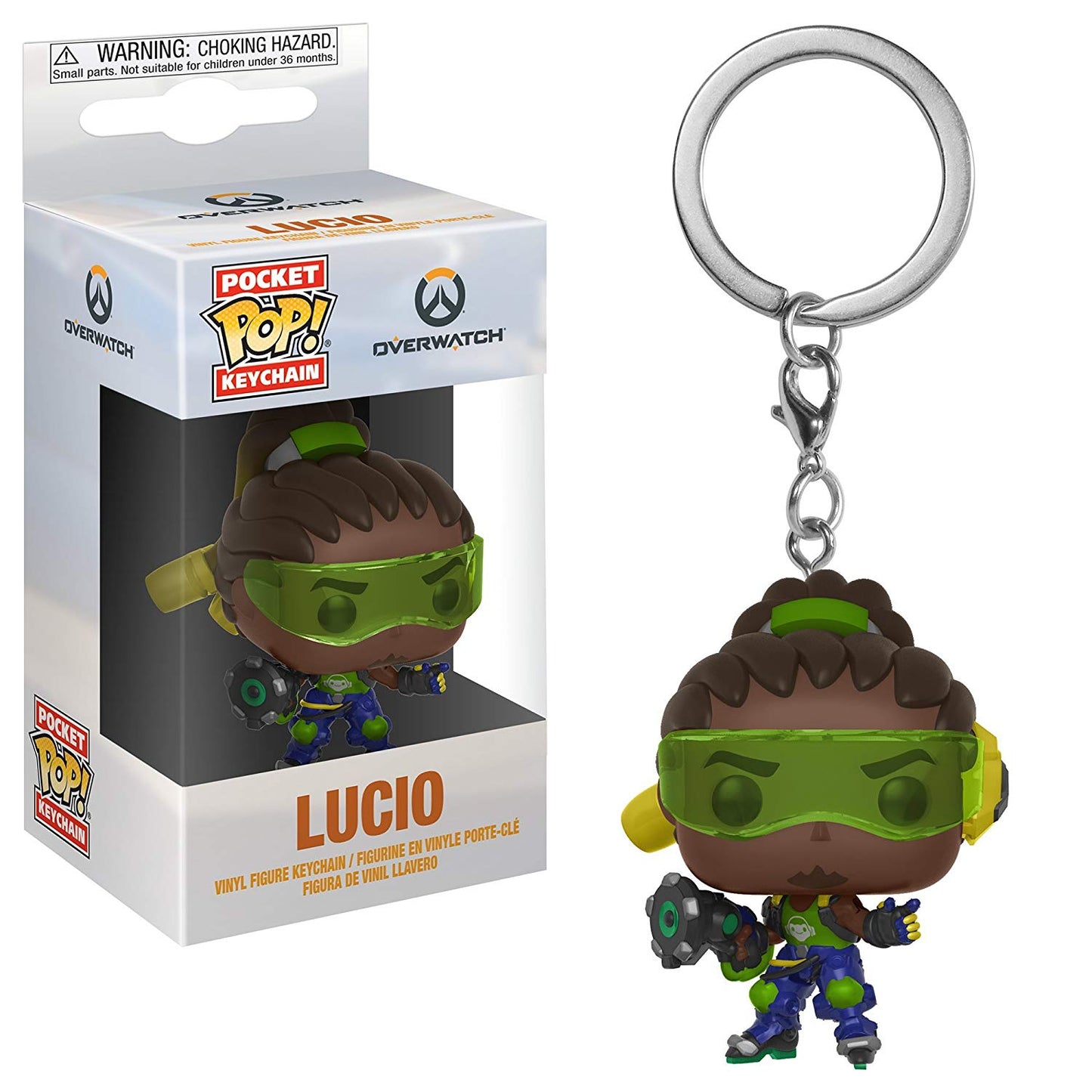 Funko Pop Keychain: Overwatch - Lucio - Keychain - The Hooded Goblin
