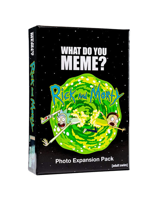 What Do You Meme? Rick And Morty Expansion Pack - Card Game - The Hooded Goblin