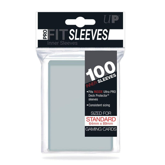 Ultra Pro Standard Pro-Fit Sleeves, 100 Ct. - Card Game Supplies - The Hooded Goblin