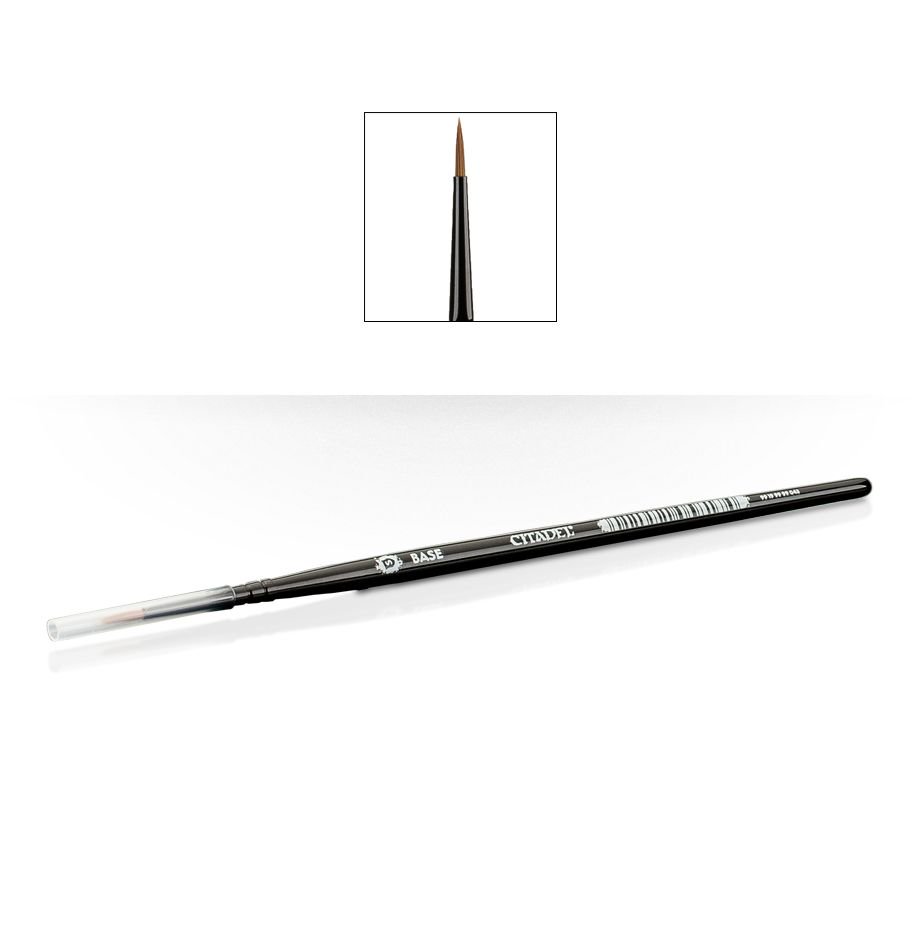 Small Base Brush - Citadel Painting Supplies - The Hooded Goblin