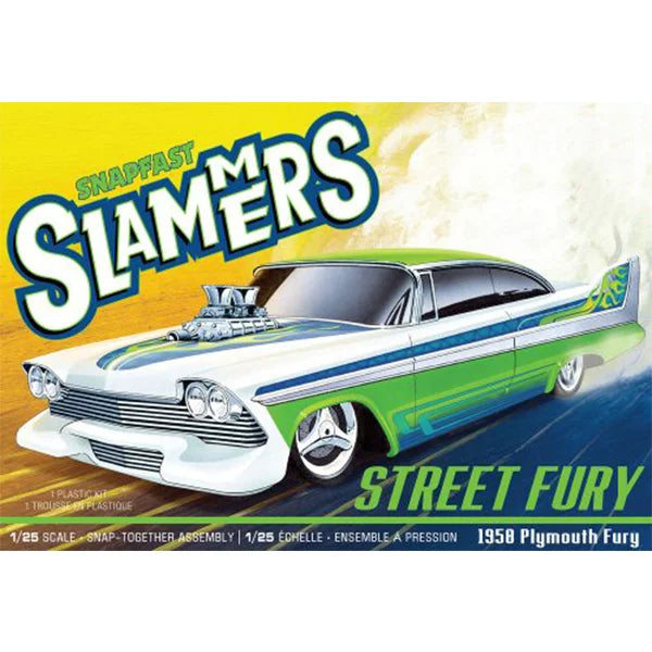 AMT 1/25 Scale Street Fury 1958 Plymouth Snapfast Slammers