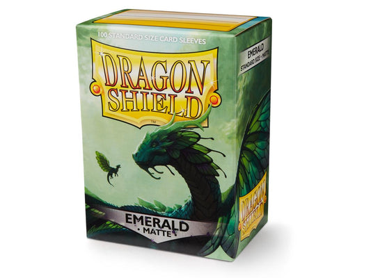 Emerald ‘Rayalda’ | At-11036 Matte – 100 Standard Size - Card Game Supplies - The Hooded Goblin