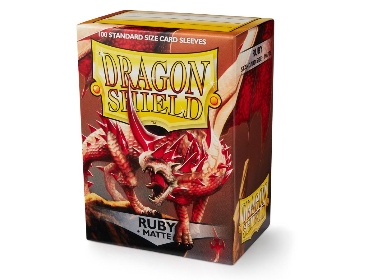 DRAGON SHIELD SLEEVES MATTE RUBY 100CT – The Hooded Goblin