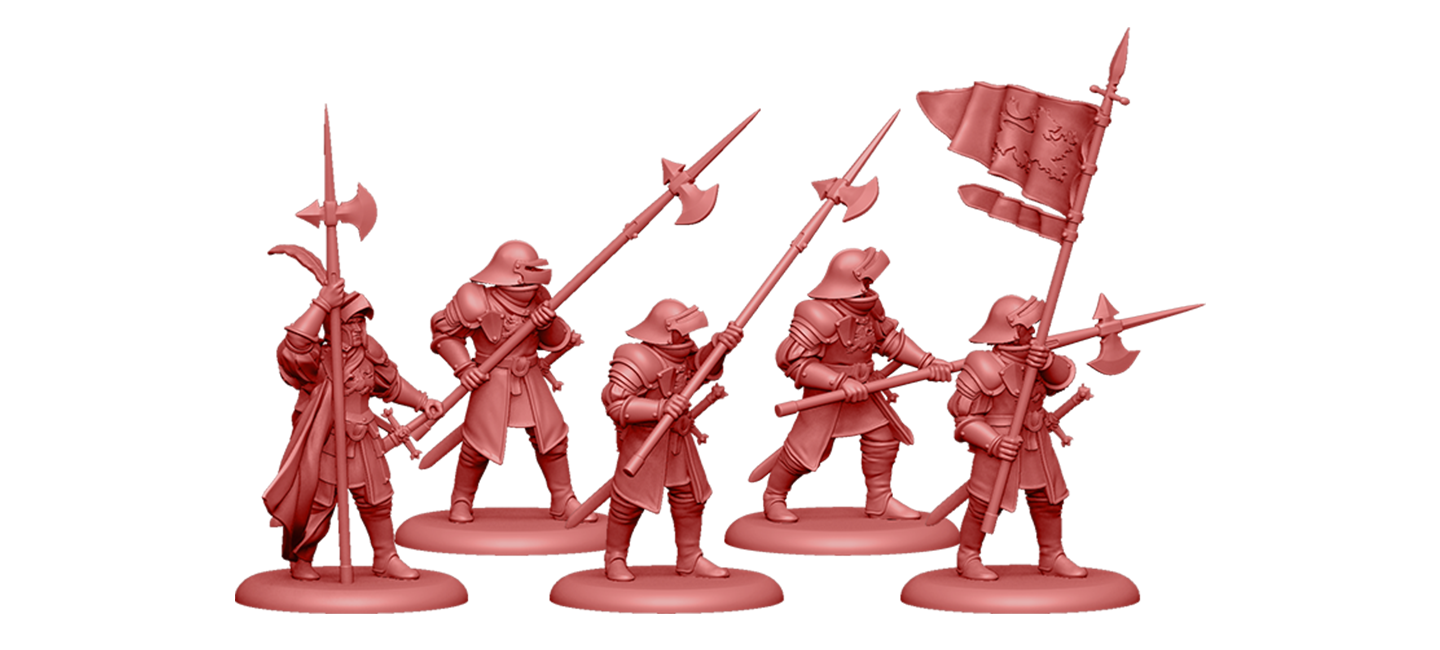 Sif: Lannister Halberdiers - A Song of Ice and Fire - The Hooded Goblin