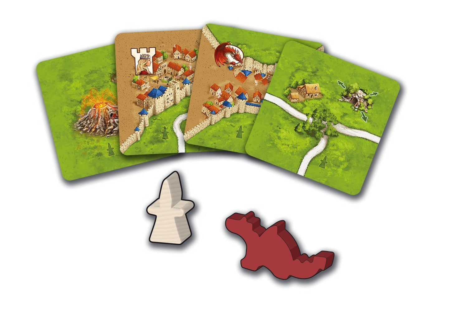 Carcassonne: The Princess And The Dragon (Expansion 3) - Board Game - The Hooded Goblin