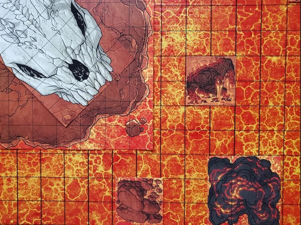 Dungeon Craft Hell & High Water, Seafaring & Hellscape Map Pieces