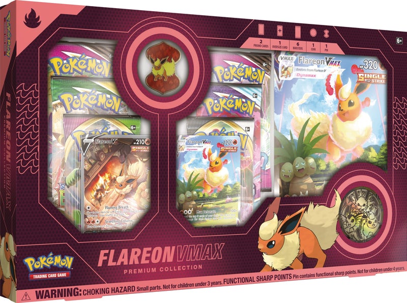 Pokemon Flareon Vmax Premium Collection Box