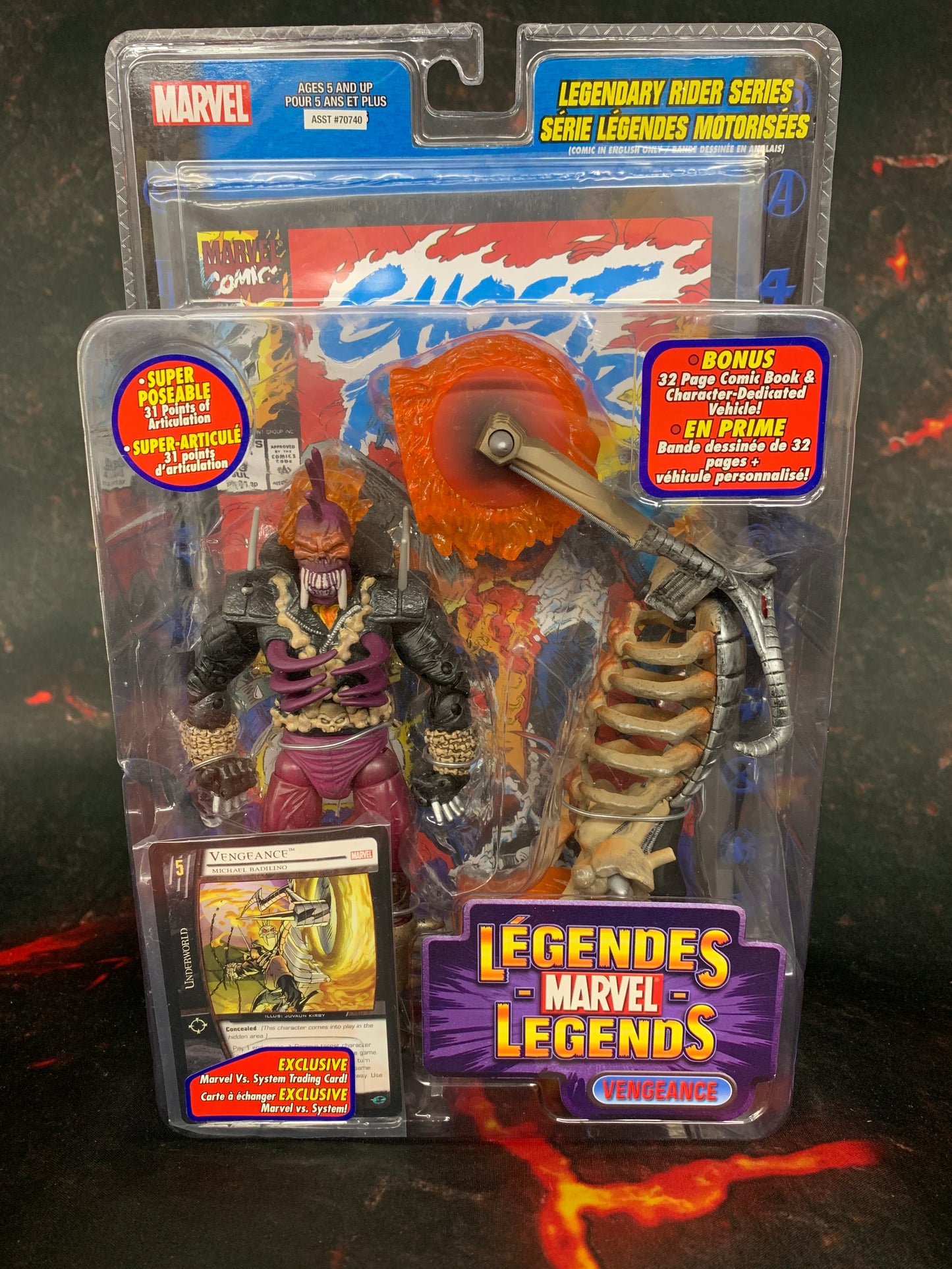 Marvel Legends Legendary Rider Series Vengeance Figure - - The Hooded Goblin