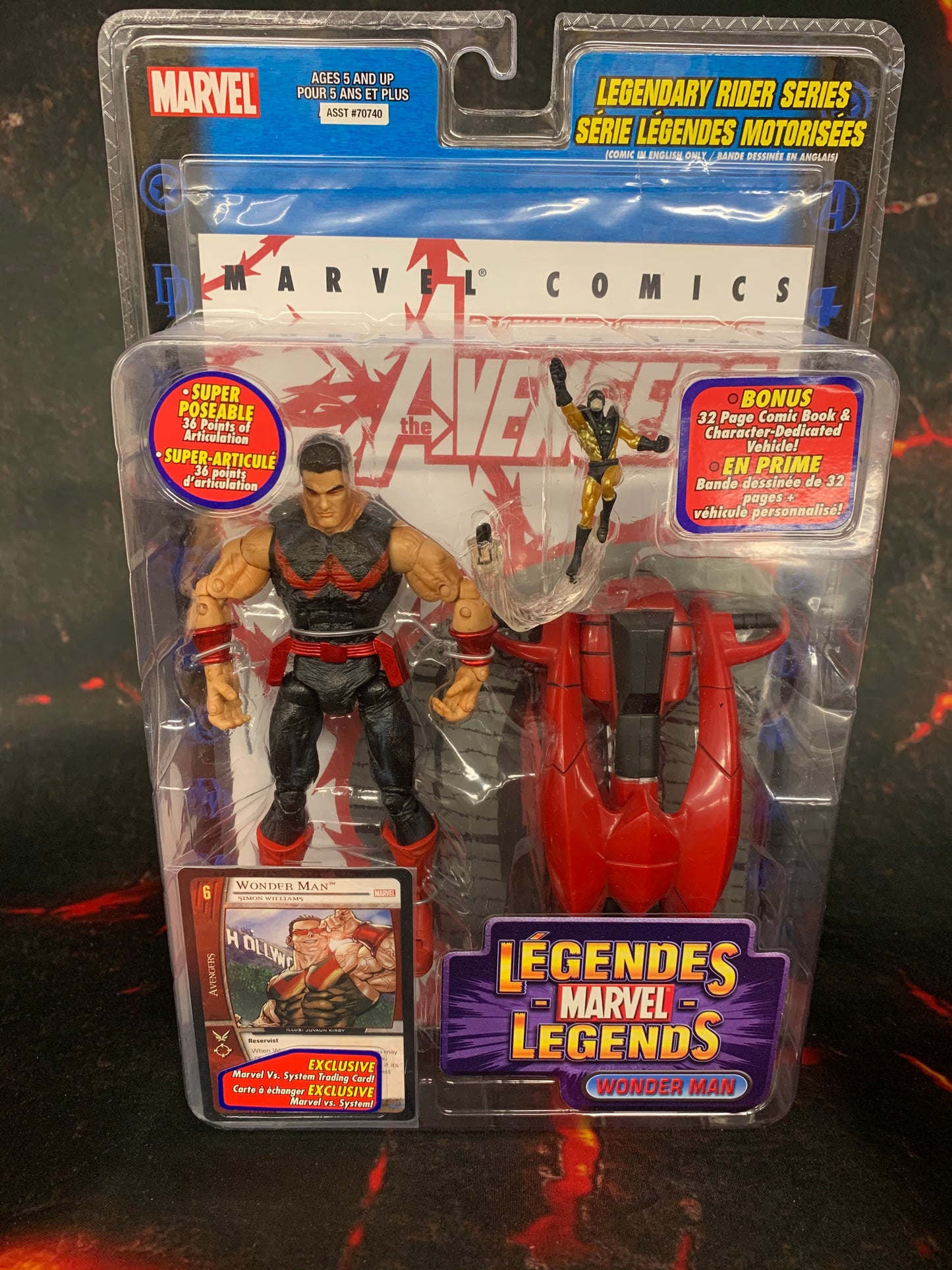 Marvel Legends Legendary Rider Series Wonderman Figure - - The Hooded Goblin