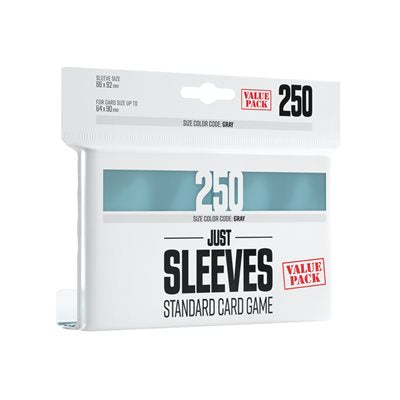 Just Sleeves: Standard Card Game Sleeves - Clear 250CT