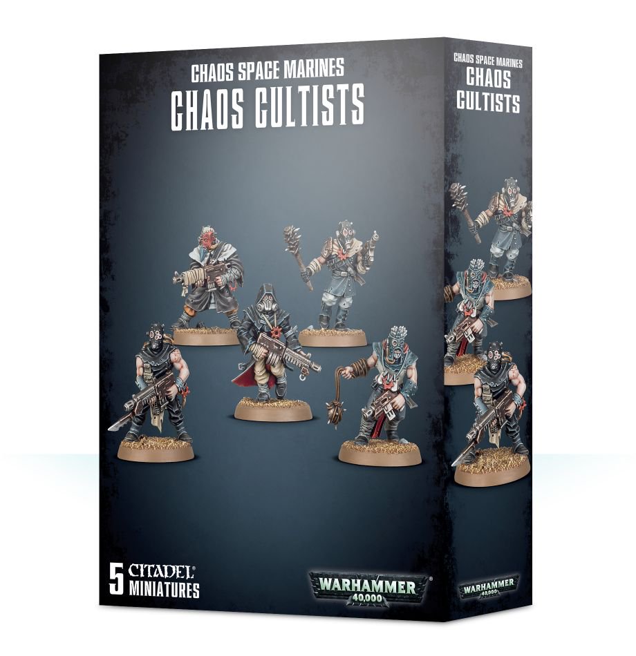 Chaos Cultists (Black Fortress) - Warhammer: 40k - The Hooded Goblin