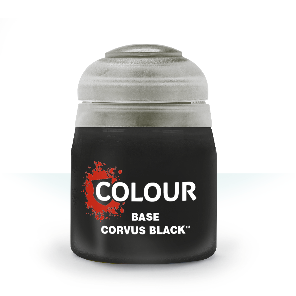 Base: Corvus Black (12Ml) - Citadel Painting Supplies - The Hooded Goblin