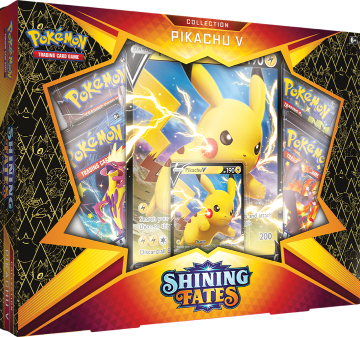 Pokémon Shining Fates Pikachu V Collection - - The Hooded Goblin