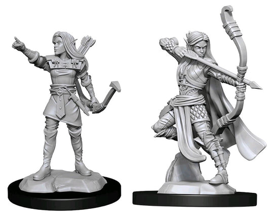 D&D Nolzur'S Marvelous Unpainted Miniatures: Female Elf Ranger - Roleplaying Games - The Hooded Goblin