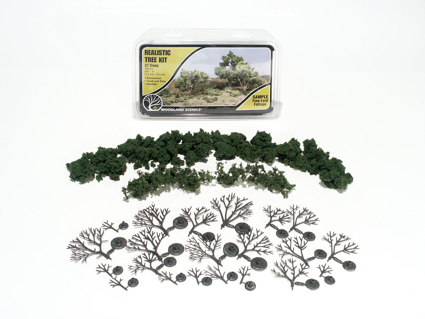 Medium Green Realistic Tree Kit