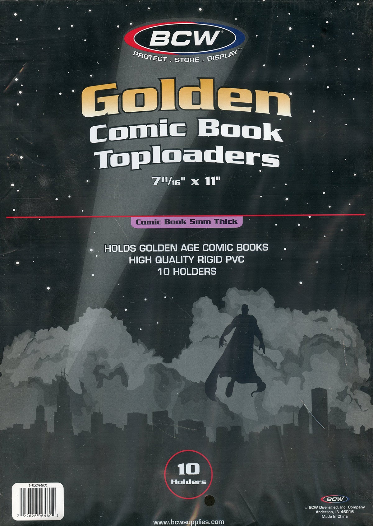 BCW Golden age Comic Toploaders - Comic Supplies - The Hooded Goblin