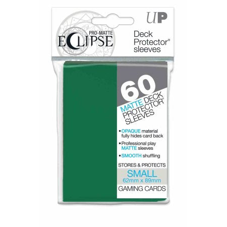 Ultra Pro: Eclipse Deck Protector Forest Green Matte 60Ct - Card Game Supplies - The Hooded Goblin
