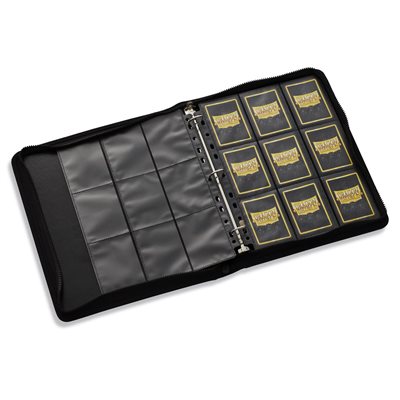 Dragon Shield 9 Pocket Portfolio Zipper Black Binder