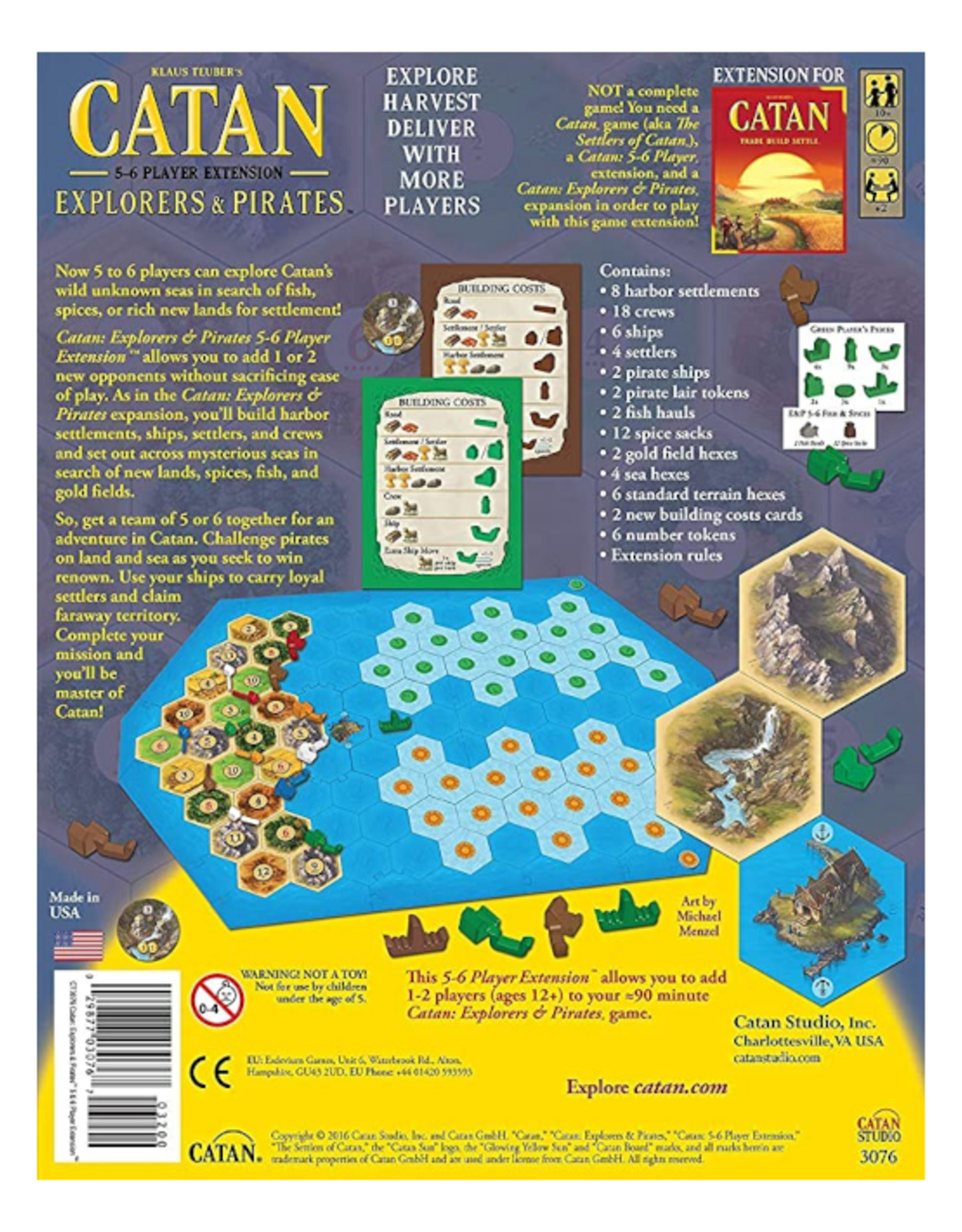 Catan - Explorers & Pirates - 5-6 Players Expansion