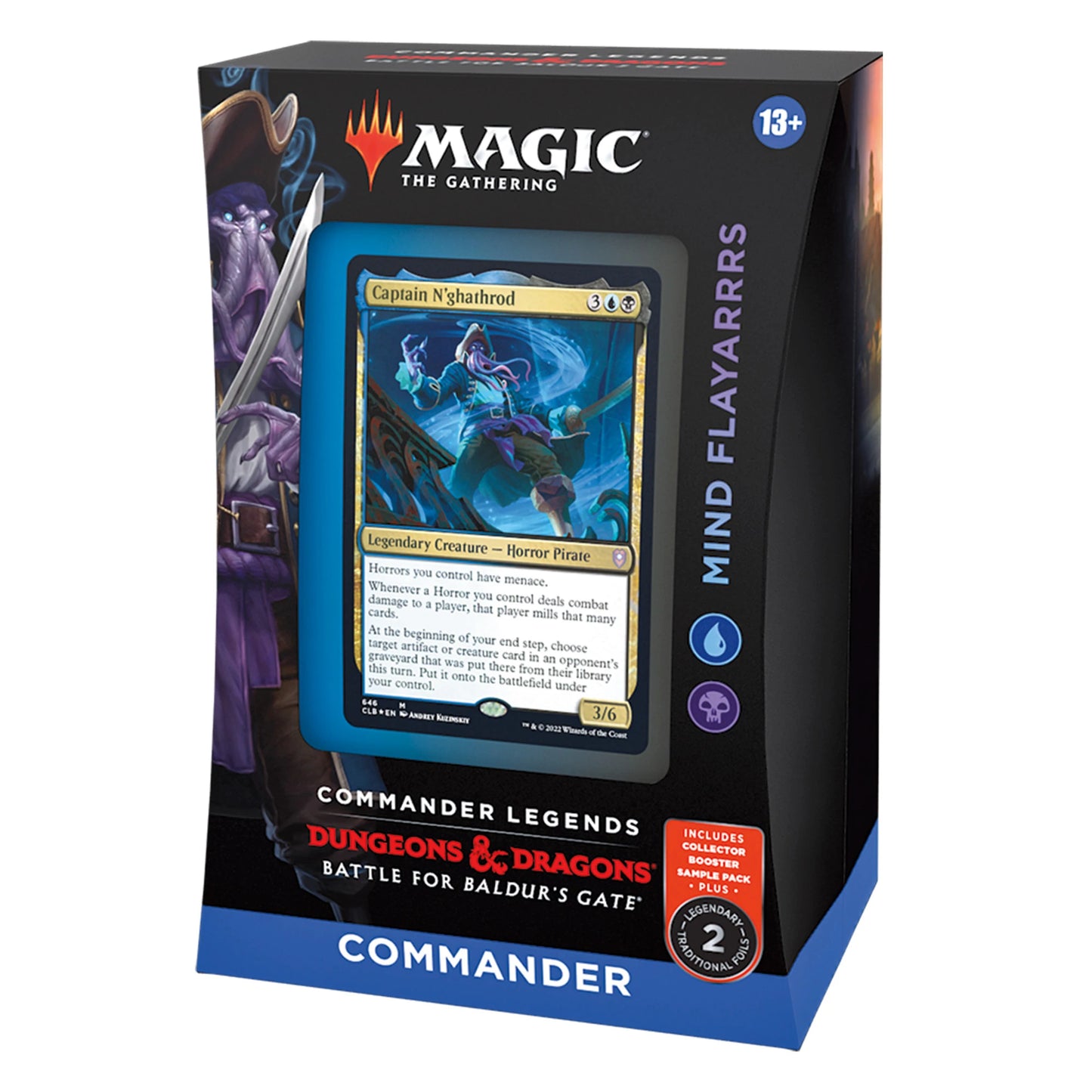 Magic The Gathering: Baldur's Gate: Mind Flayarrrs Commander Deck