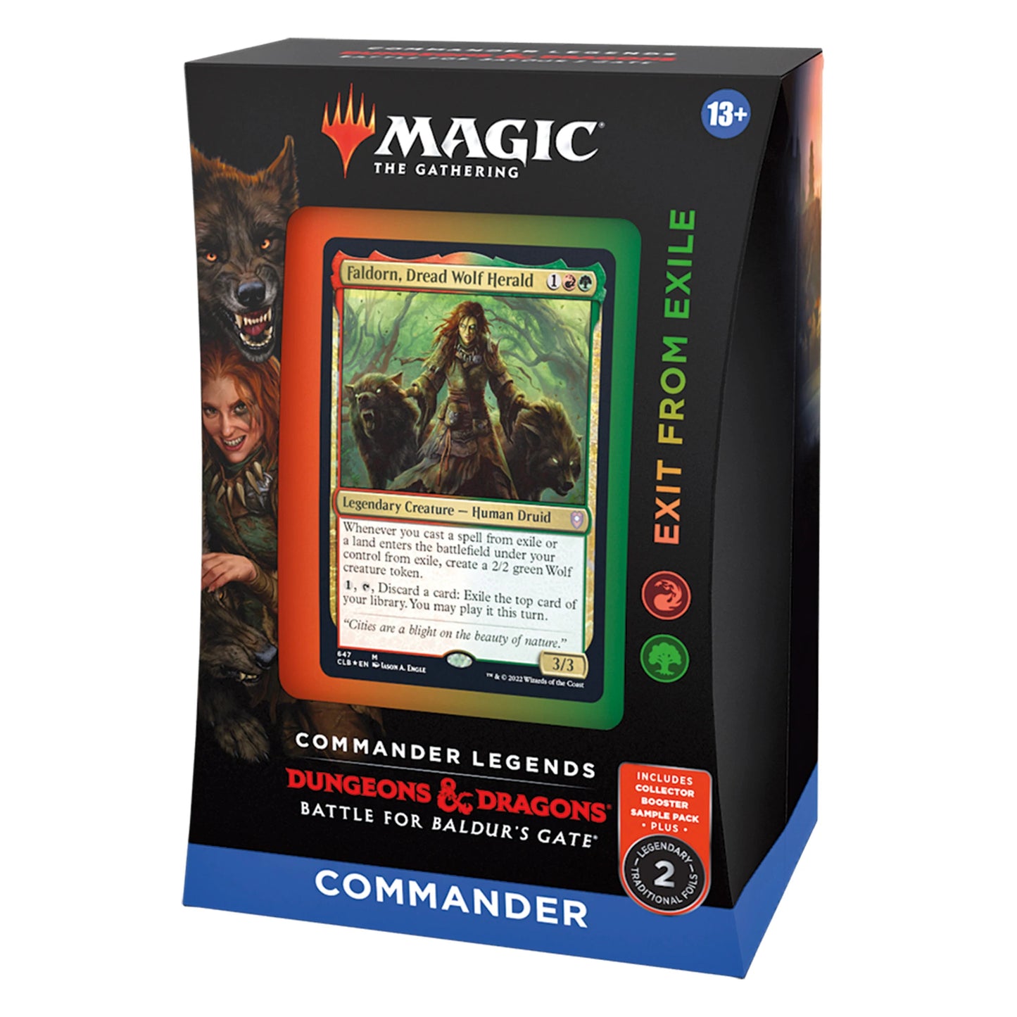 Magic The Gathering: Baldur's Gate: Exit From Exile Commander Deck