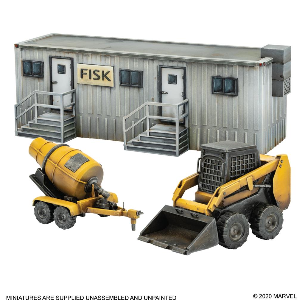 Marvel Crisis Protocol: NYC Construction Site Terrain Pack