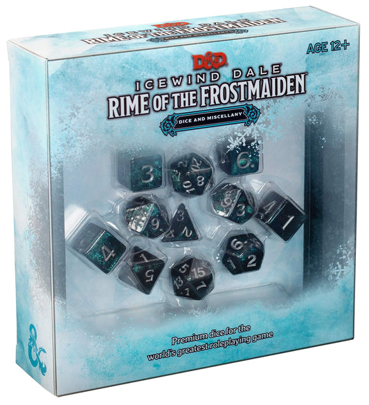 D&D Icewind Dale Rime Of The Frostmaiden Dice And Miscellany - Dice - The Hooded Goblin