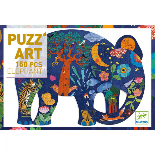 Djeco Puzzle Art - Elephant - Puzzle - The Hooded Goblin