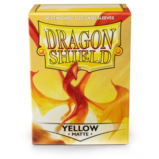 Dragon Shield Sleeves: Matte Yellow