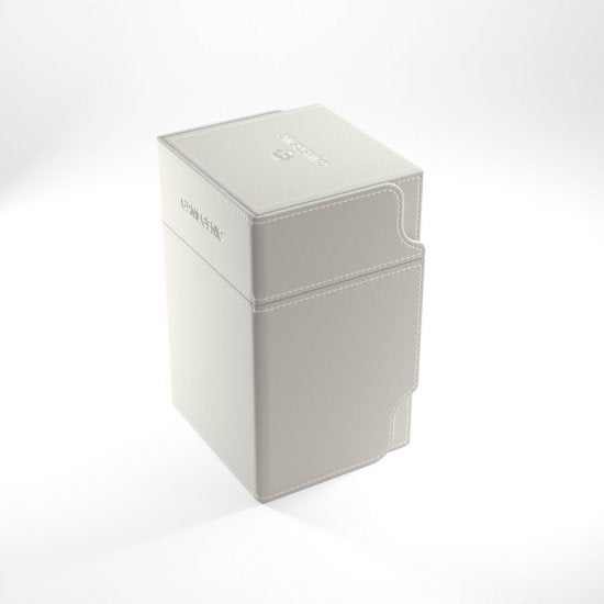 GameGenic Watchtower 100+ Card Convertible Deck Box: White