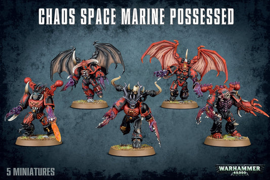 Chaos Space Marines Possessed - Warhammer: 40k - The Hooded Goblin