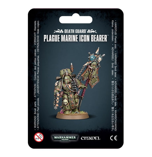 Death Guard Plague Marine Icon Bearer - Warhammer: 40k - The Hooded Goblin