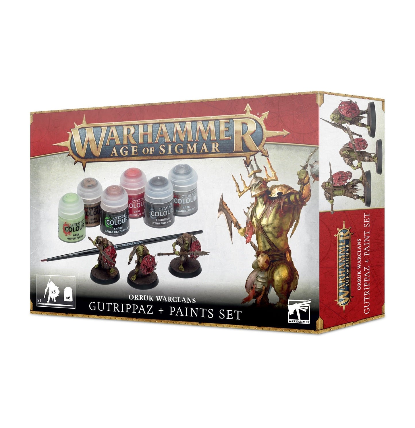 Orruks Warclans Gutrippaz + Paint Set