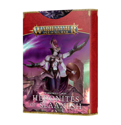 Hedonites of Slaanesh: Warscroll Cards (Eng)