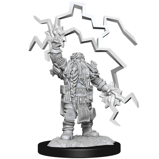 DND Unpainted Minis Wv14 Dwarf Cleric Male - Roleplaying Games - The Hooded Goblin