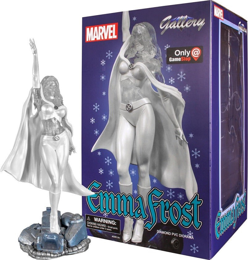 Marvel Diamond Select: Emma Frost Pvc Diorama Glitter – The Hooded