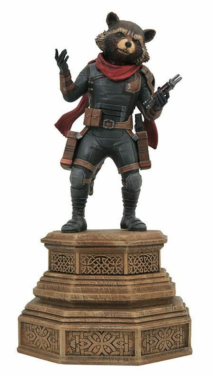 Marvel Avengers Endgame Rocket PVC Diorama - - The Hooded Goblin