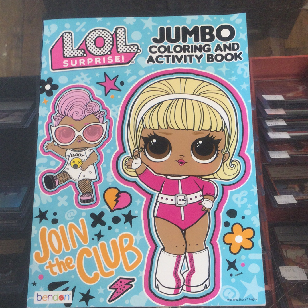 lol surprise jumbo coloring book