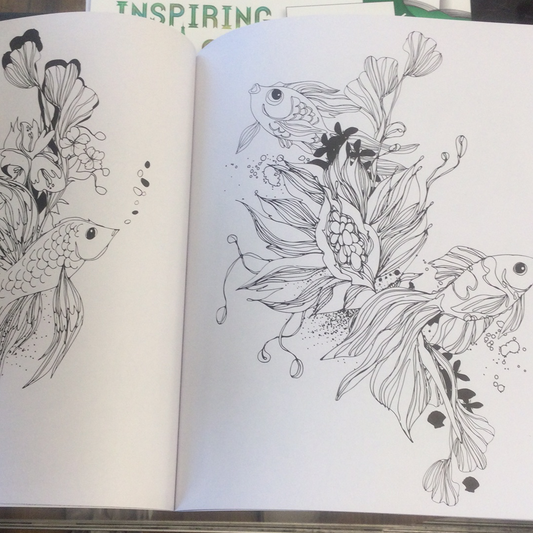 Colouring Book - Positively Zen - - The Hooded Goblin