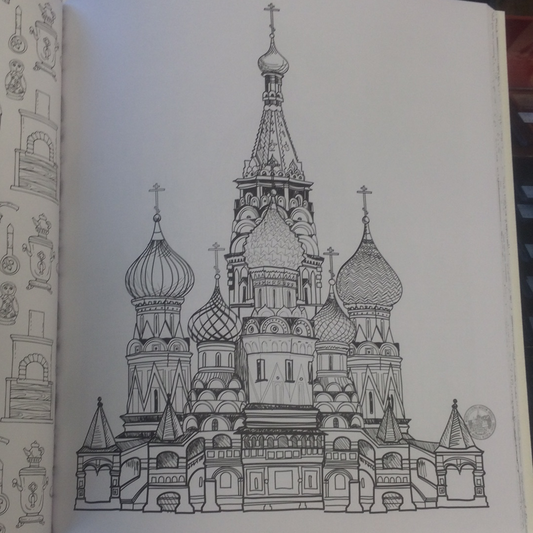 Colouring Book - Inspiring Places - - The Hooded Goblin